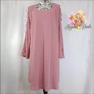 NAIF Long Sleeve w/Cut out Dress NWT Size 2X